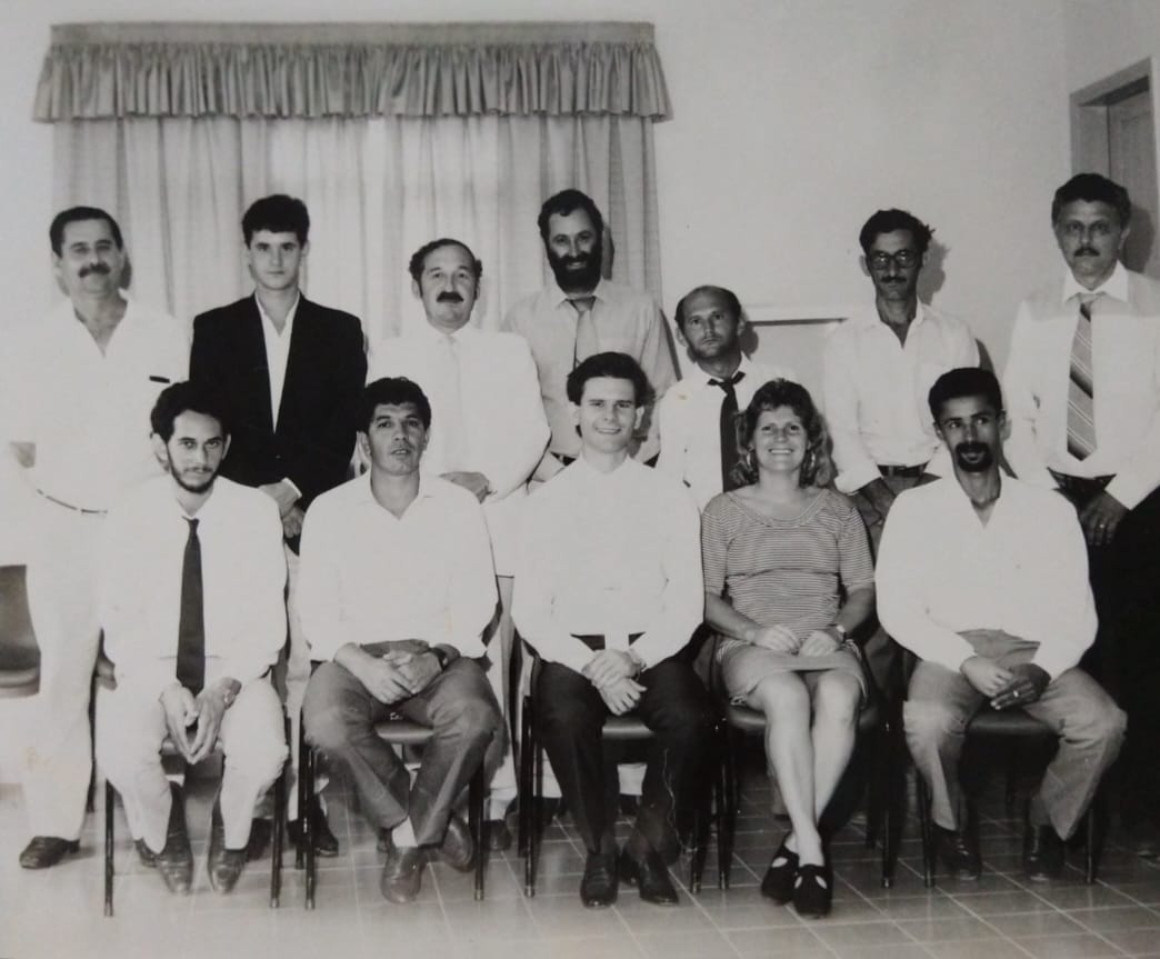 Vereadores na primeira sessão da Câmara.