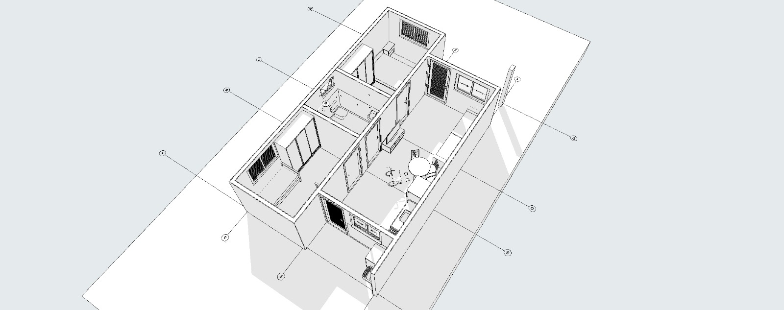 Cada unidade habitacional pode variar entre 40 m² e 47,46 m².