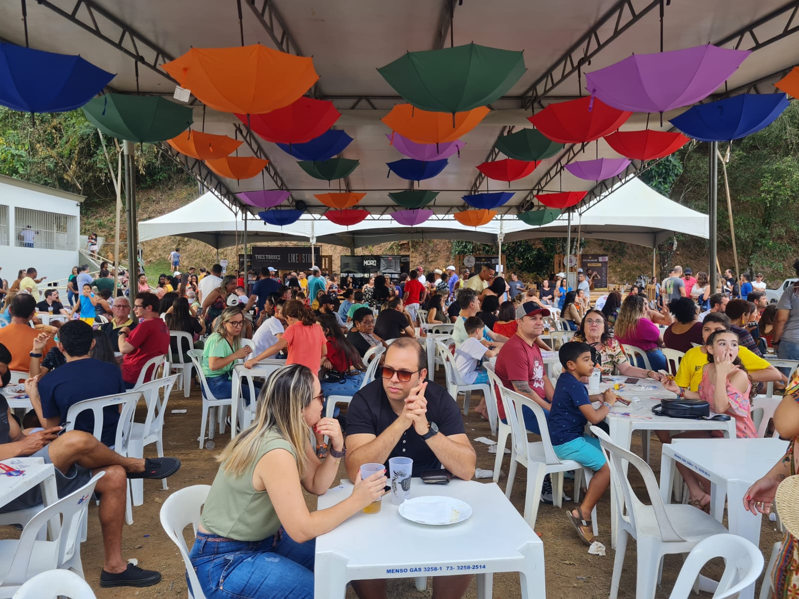 Muitos turistas prestigiaram o festival